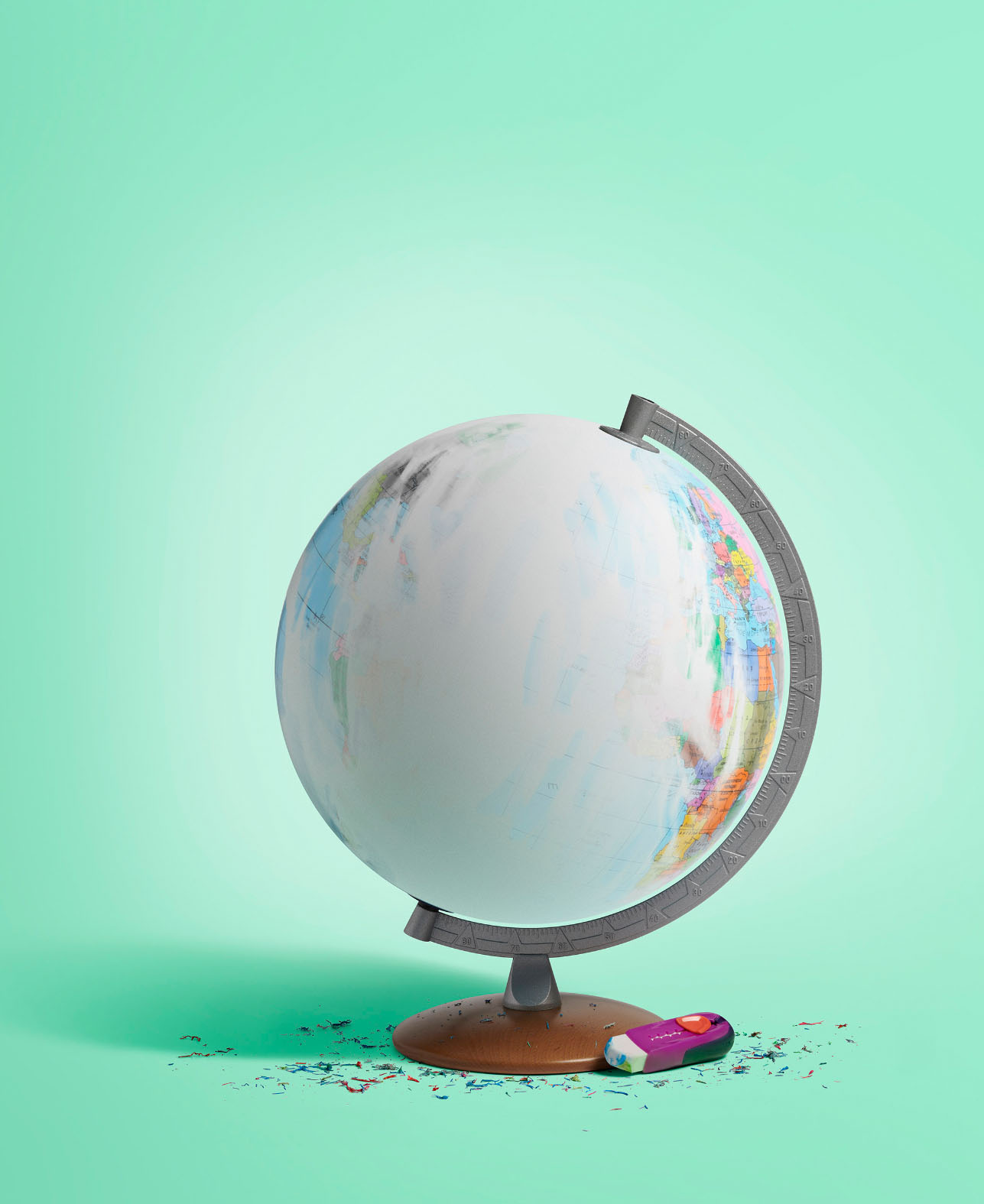 Key visual Maped mappemonde par Julien Bouvier
