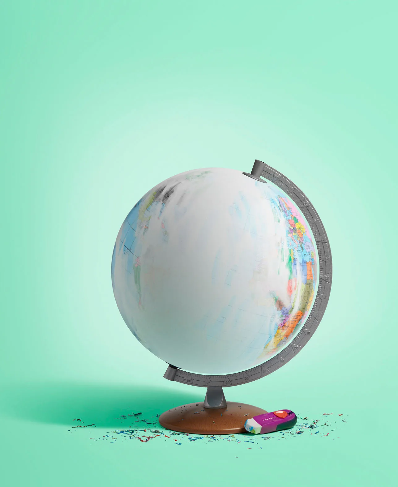 Key visual Maped mappemonde par Julien Bouvier