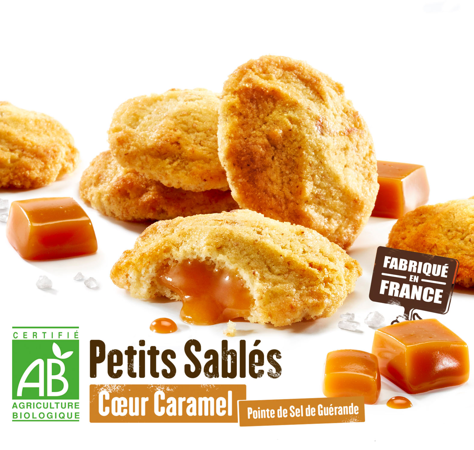 Packaging caramel, photographe culinaire par Julien Bouvier