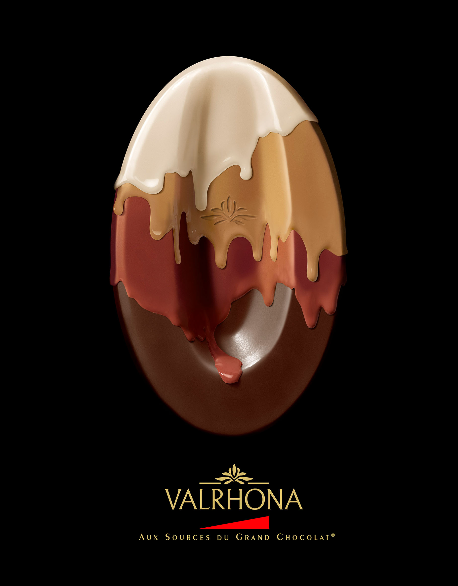 Fève de cacao Valrhona, photographie en studio à Lyon par Julien Bouvier