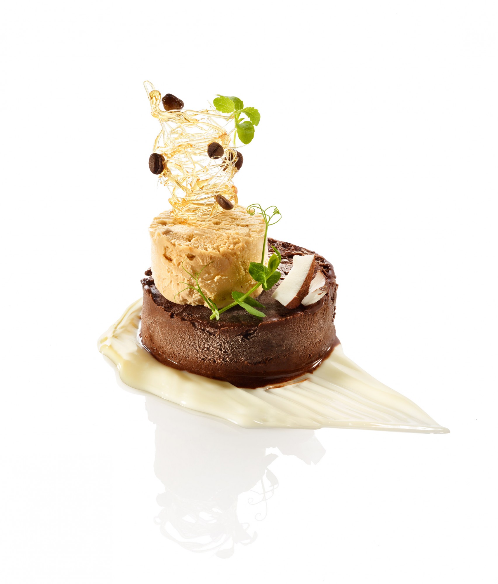 Création glacée, photographie culinaire en studio à Lyon par Julien Bouvier