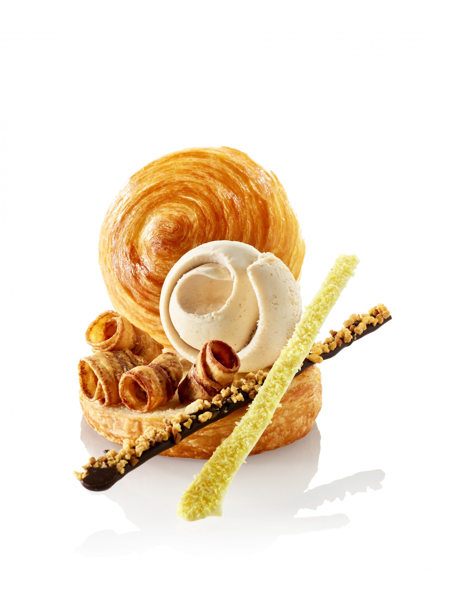 Glace dessert, photographie culinaire en studio à Lyon par Julien Bouvier