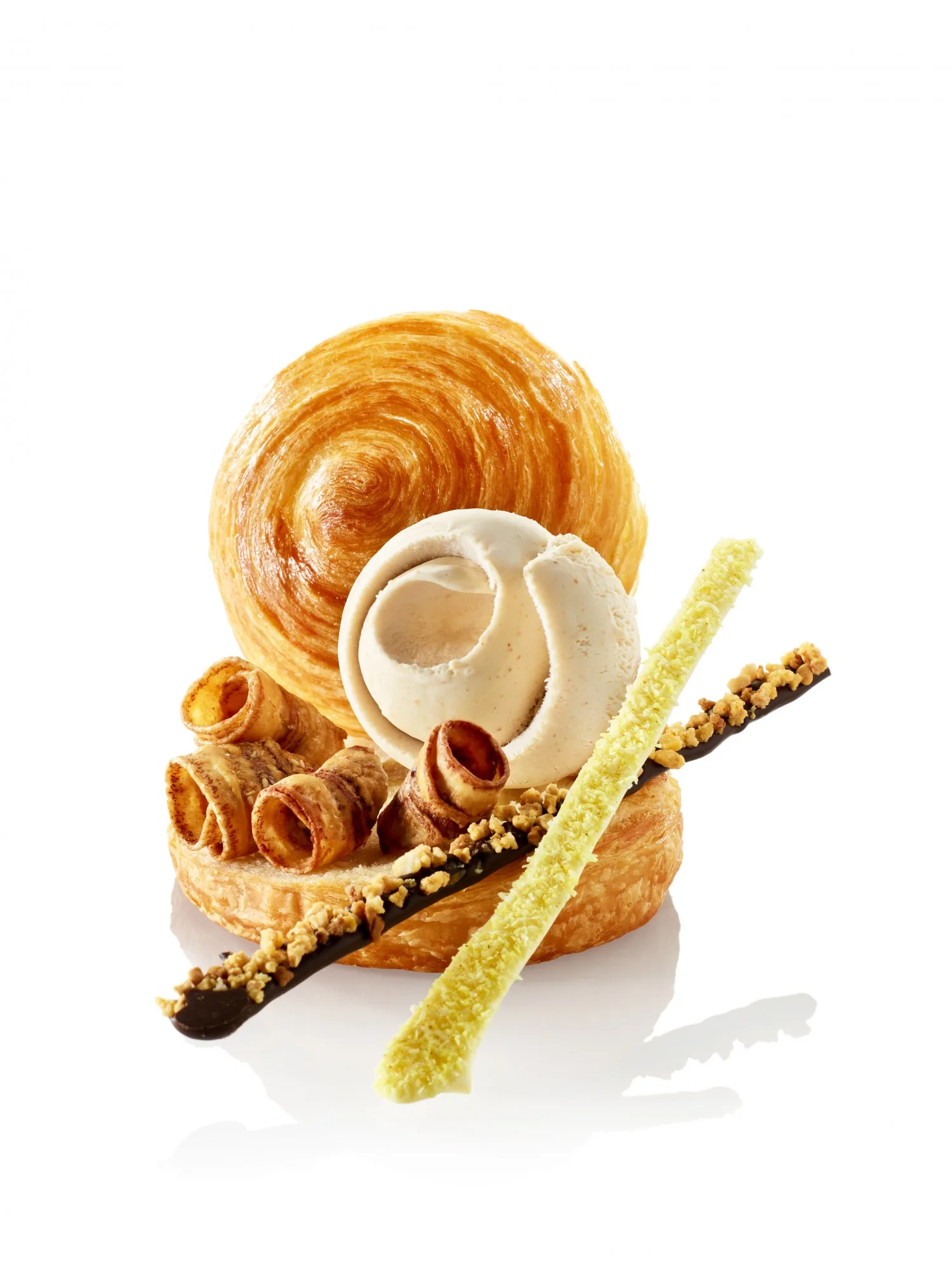 Glace dessert, photographie culinaire en studio à Lyon par Julien Bouvier