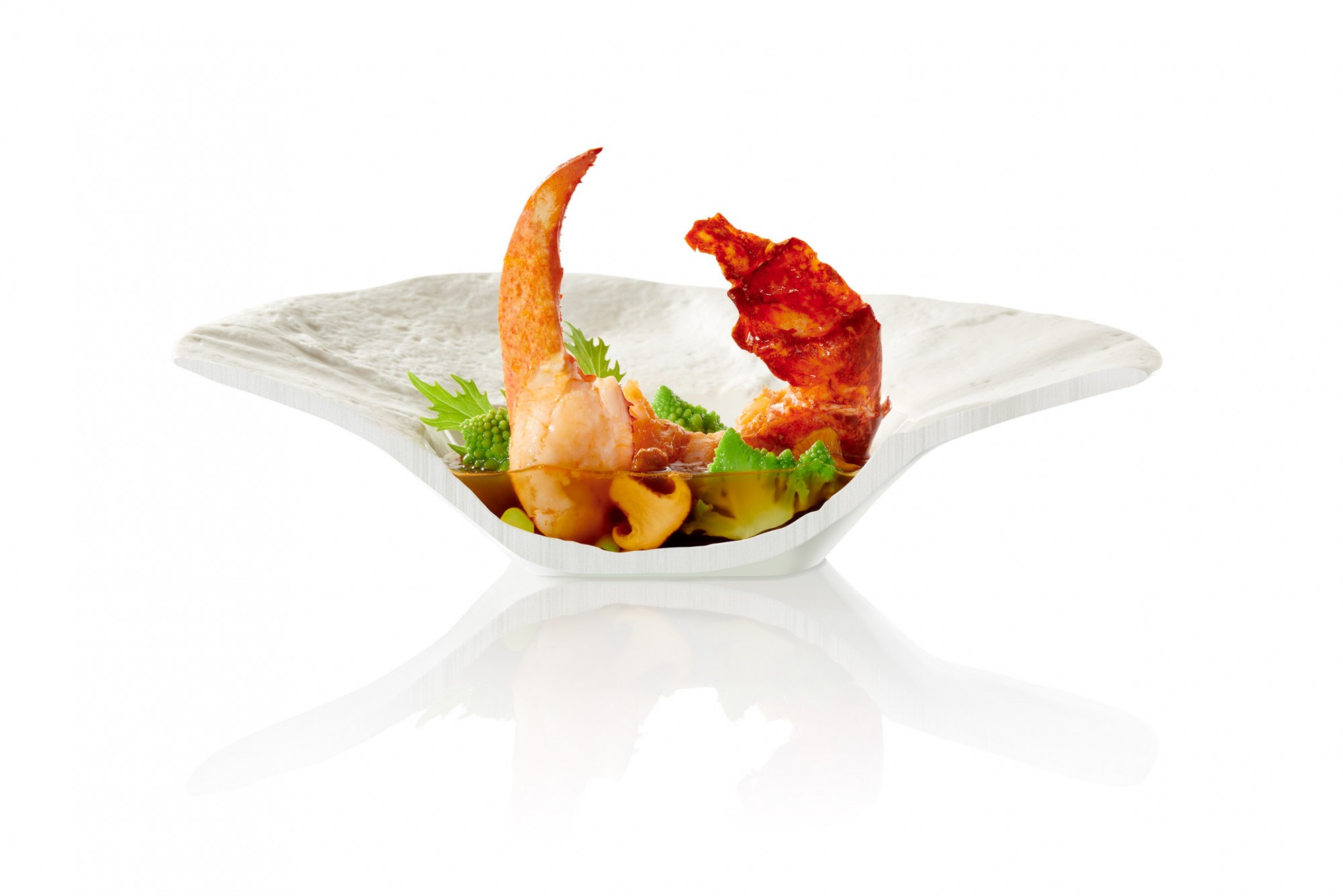 Recette de homard du chef Guy Lassausaie, photographiée par Julien Bouvier, photographe culinaire à Lyon