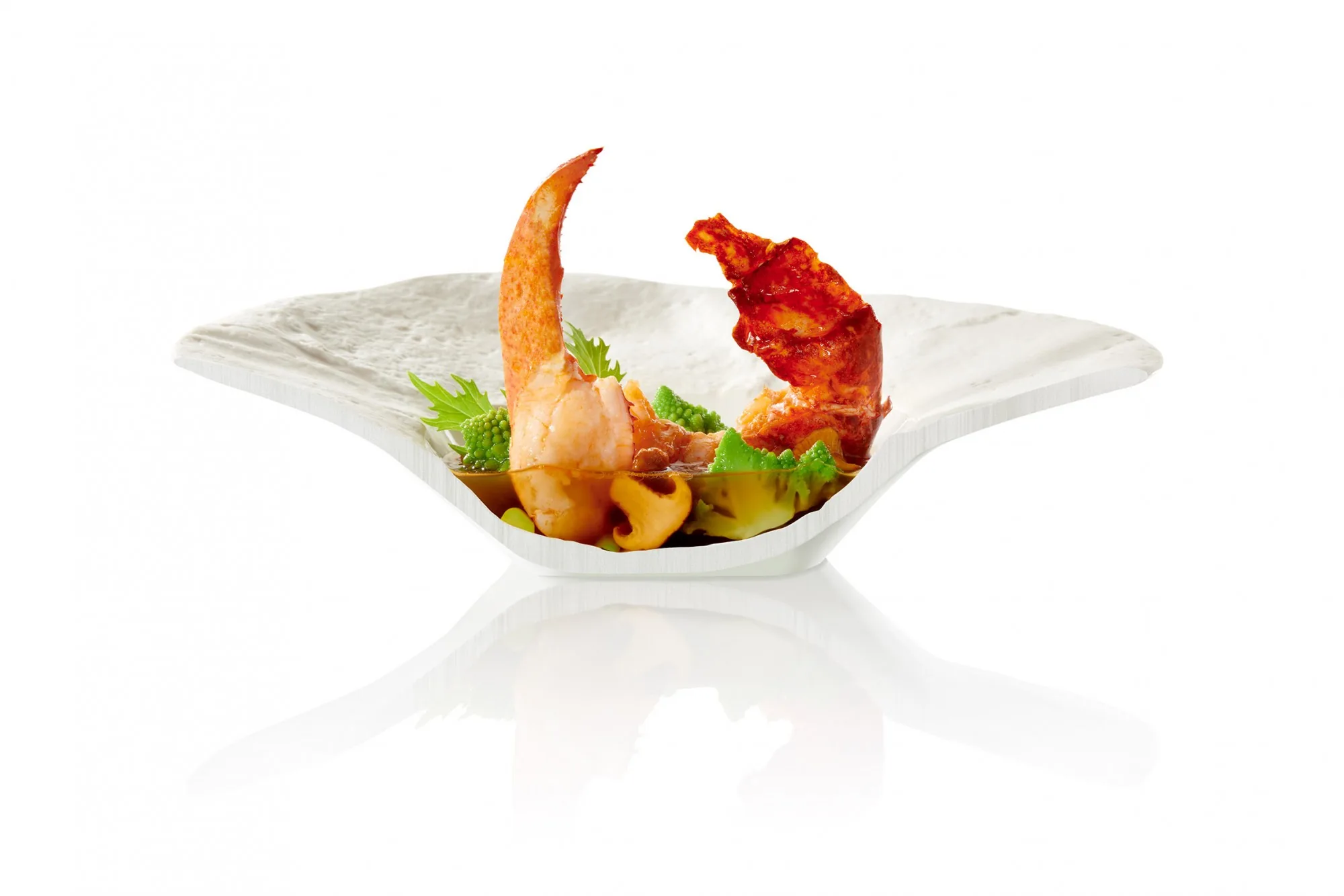 Recette de homard du chef Guy Lassausaie, photographiée par Julien Bouvier, photographe culinaire à Lyon