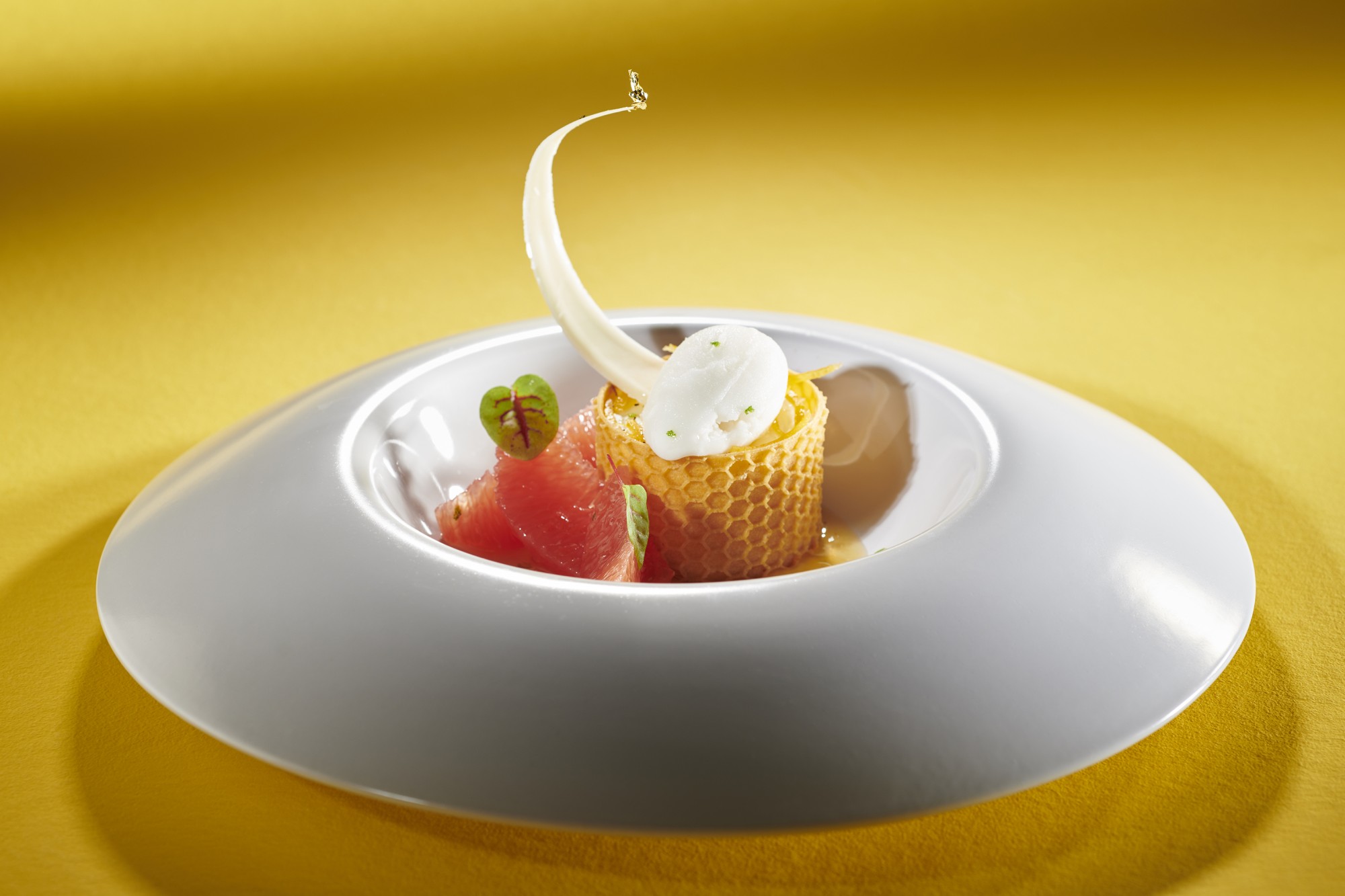 Dessert Culture Sucre du chef Maxime Chollet par Julien Bouvier
