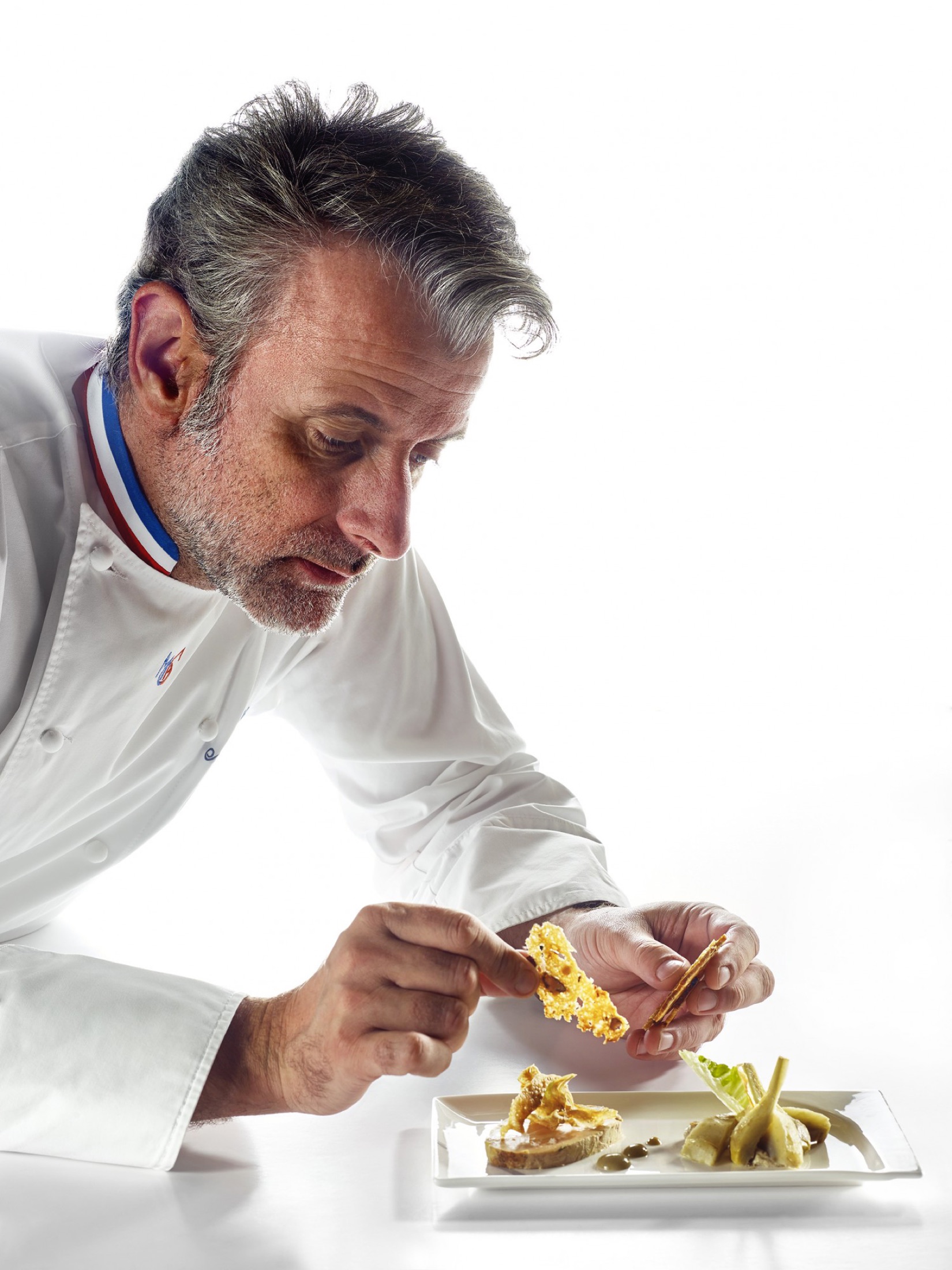 Portrait du chef Mathieu Viannay, La Mère Brazier à Lyon, par Julien Bouvier